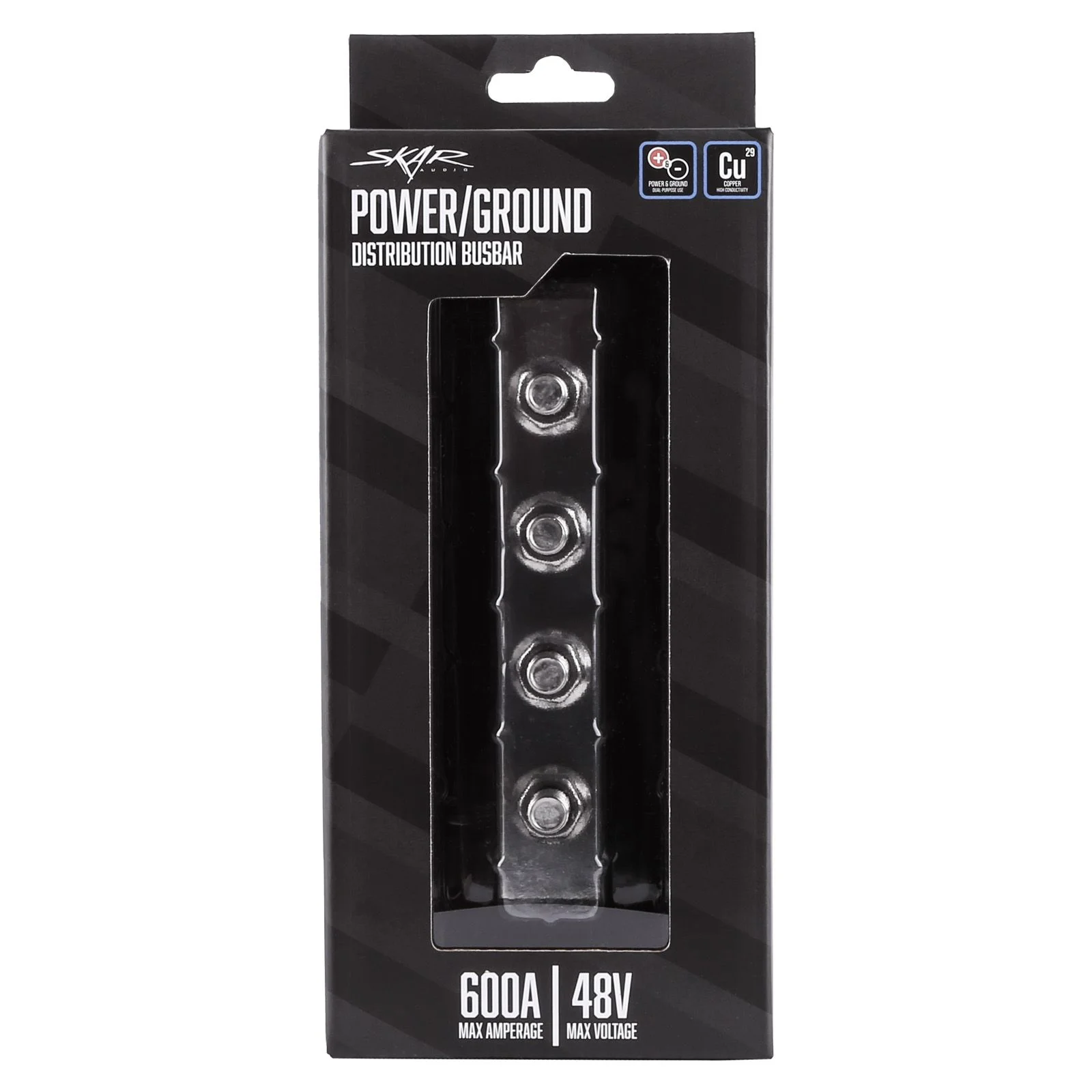 Skar Audio SK-BUSBAR600 | 600A Power/Ground Distribution Busbar