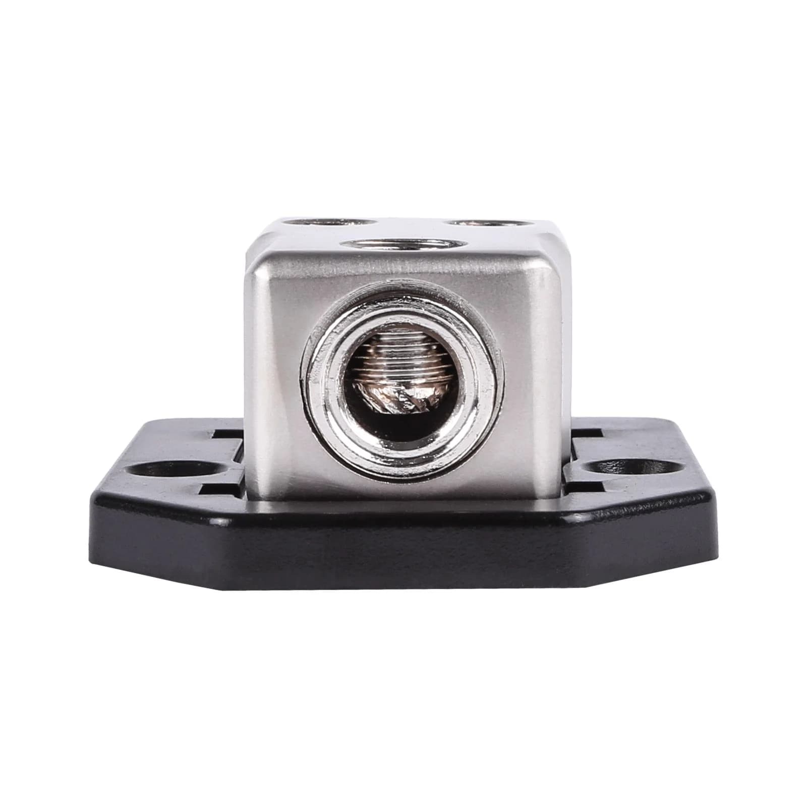 Skar Audio SK-DIST-BLK1 | Single 0/4 Gauge to Dual 4/8 Gauge Power Distribution Block