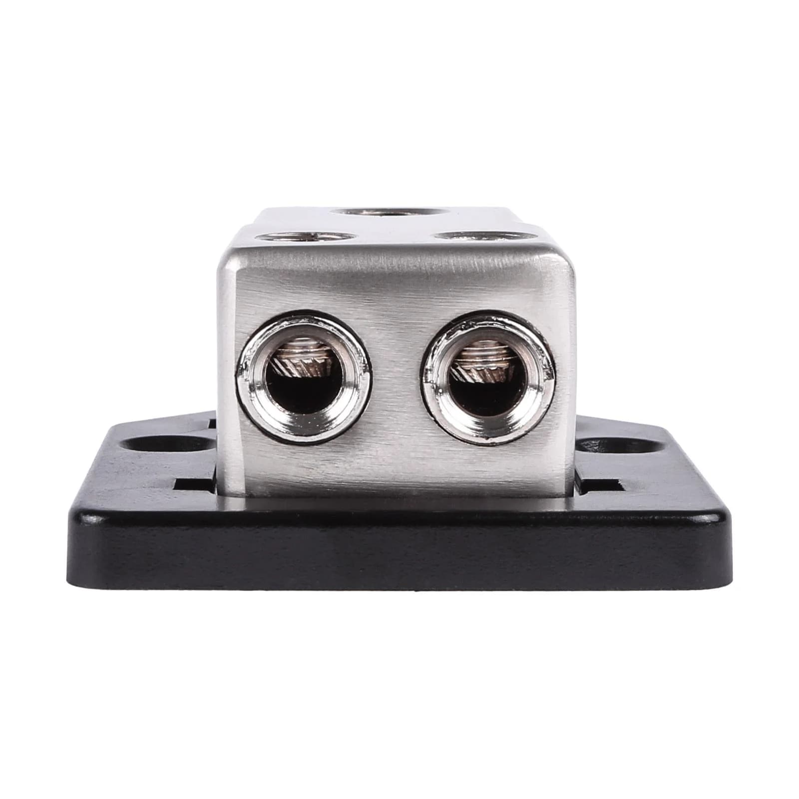 Skar Audio SK-DIST-BLK1 | Single 0/4 Gauge to Dual 4/8 Gauge Power Distribution Block