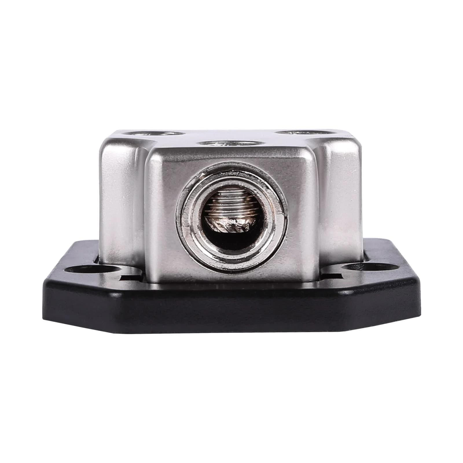 Skar Audio SK-DIST-BLK1 | Single 0/4 Gauge to Dual 4/8 Gauge Power Distribution Block