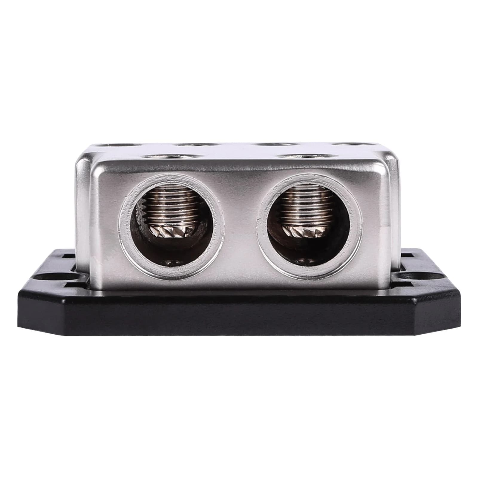 Skar Audio SK-DIST-BLK1 | Single 0/4 Gauge to Dual 4/8 Gauge Power Distribution Block