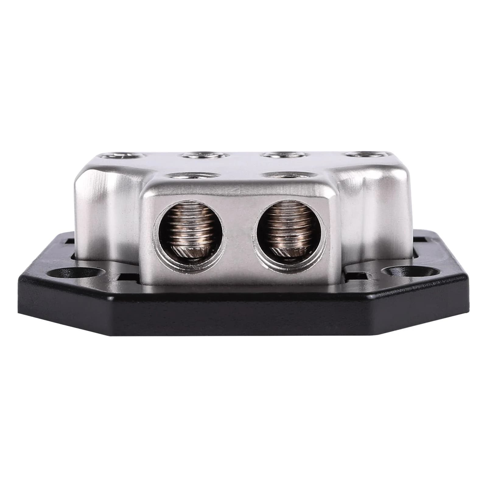Skar Audio SK-DIST-BLK1 | Single 0/4 Gauge to Dual 4/8 Gauge Power Distribution Block