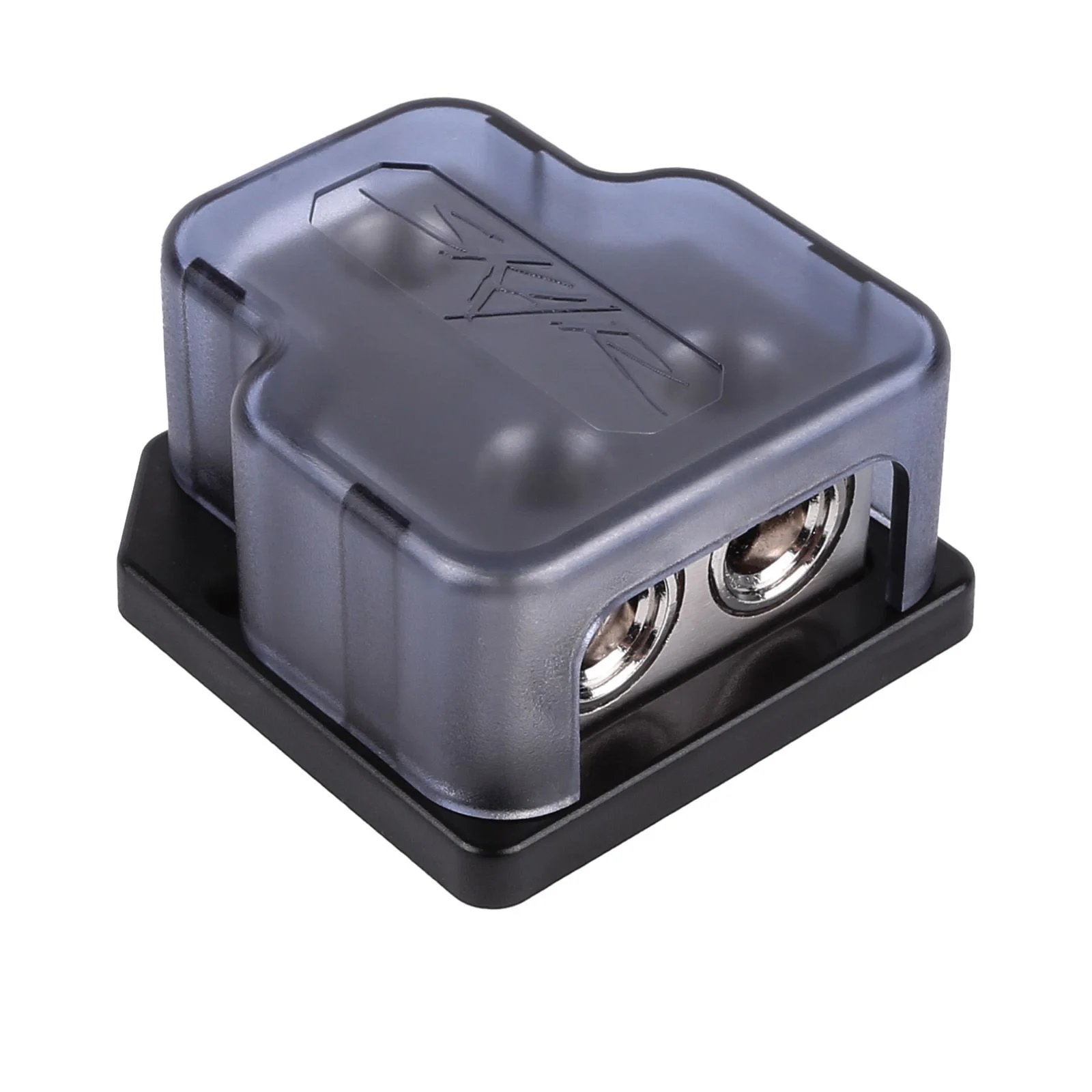 Skar Audio SK-DIST-BLK1 | Single 0/4 Gauge to Dual 4/8 Gauge Power Distribution Block