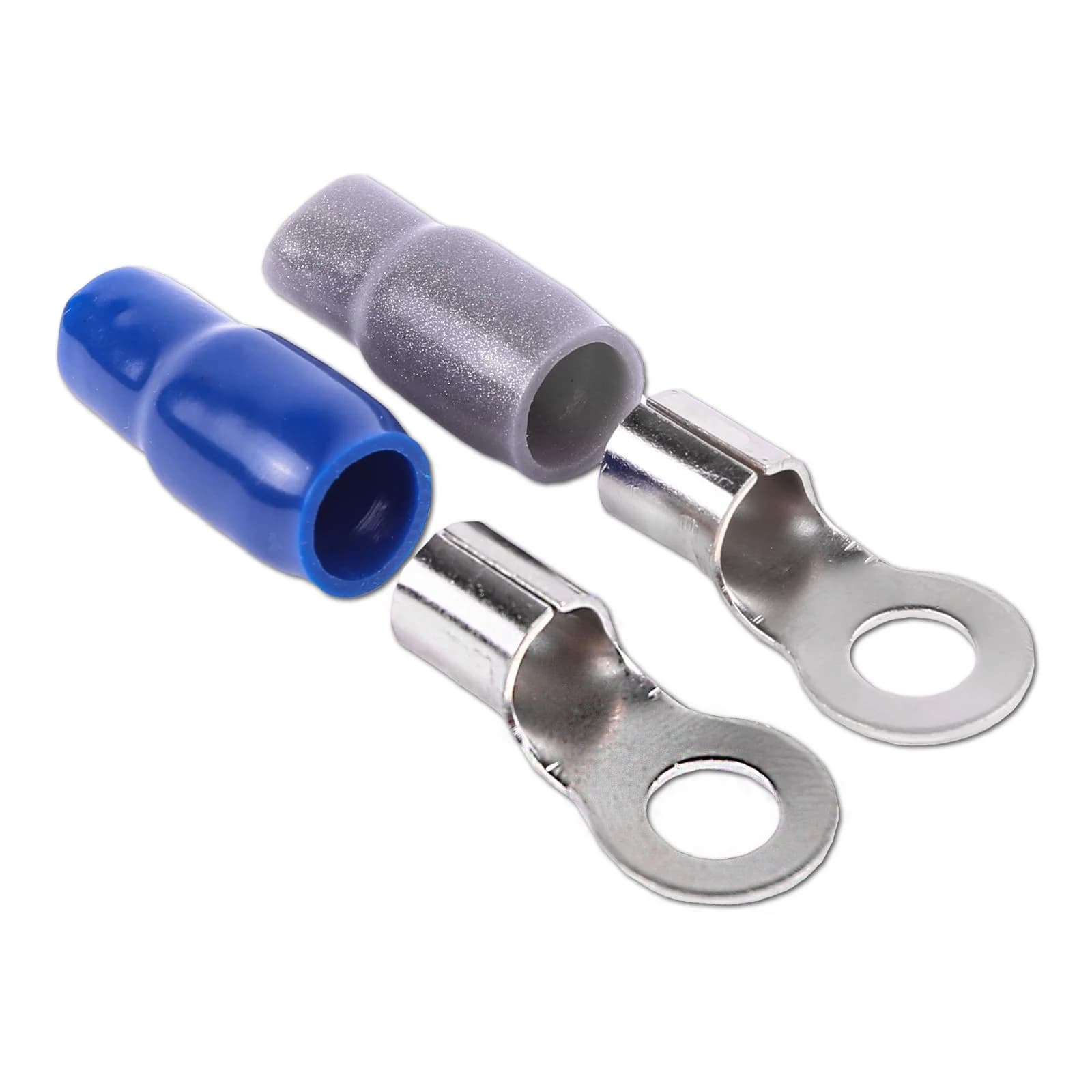 Skar Audio SKRING-TERM-4GA-5PK | 4 Gauge (5/16") Nickel Plated Premium Ring Terminals (5-Pack)