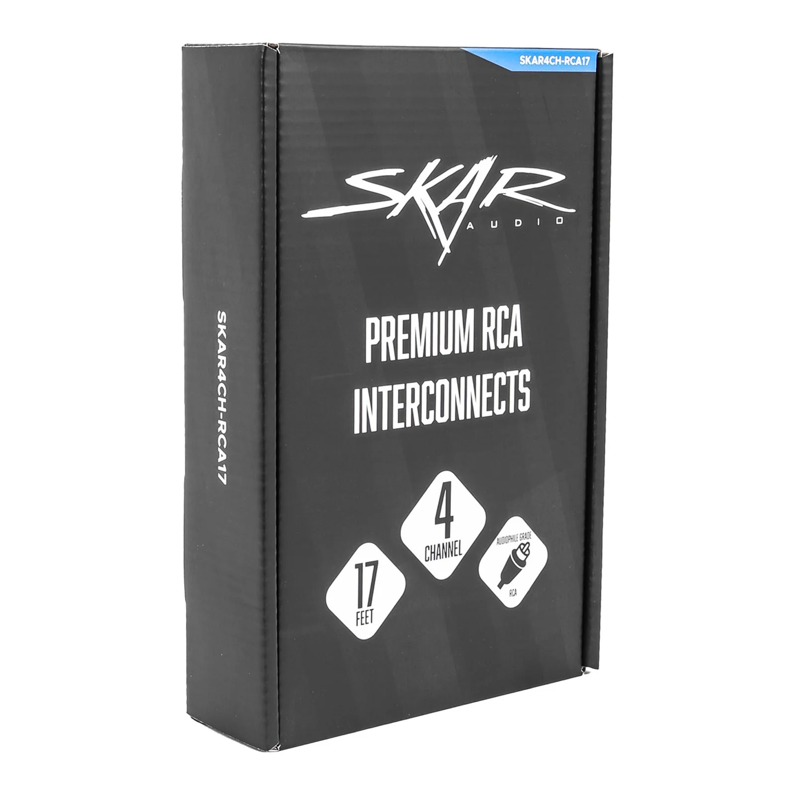 Skar Audio SKAR4CH-RCA17 | 17 Ft 4-Channel Twisted Pair RCA Interconnect Cable