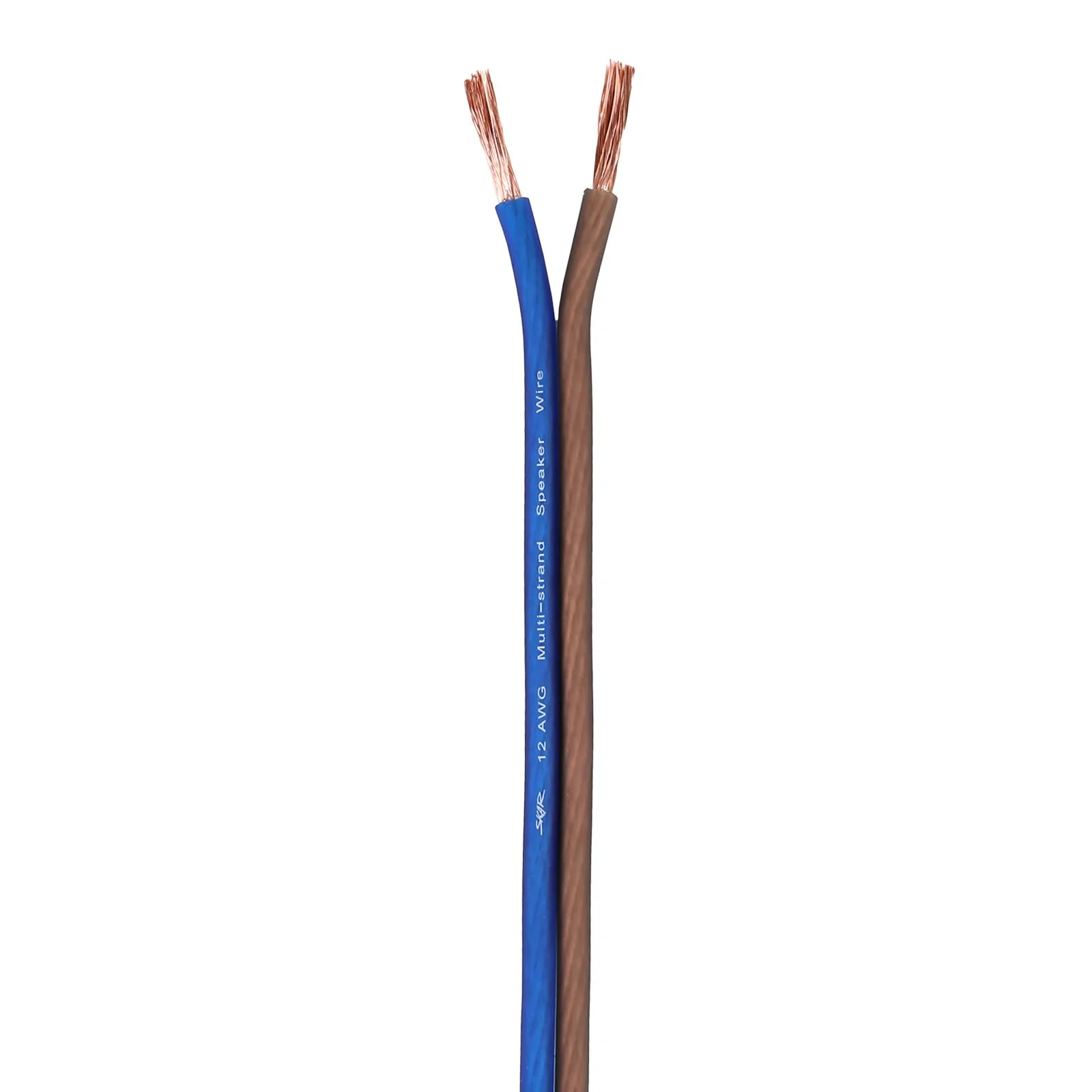 Skar Audio 12-Gauge Performance Series (CCA) Speaker Wire - Blue/Brown