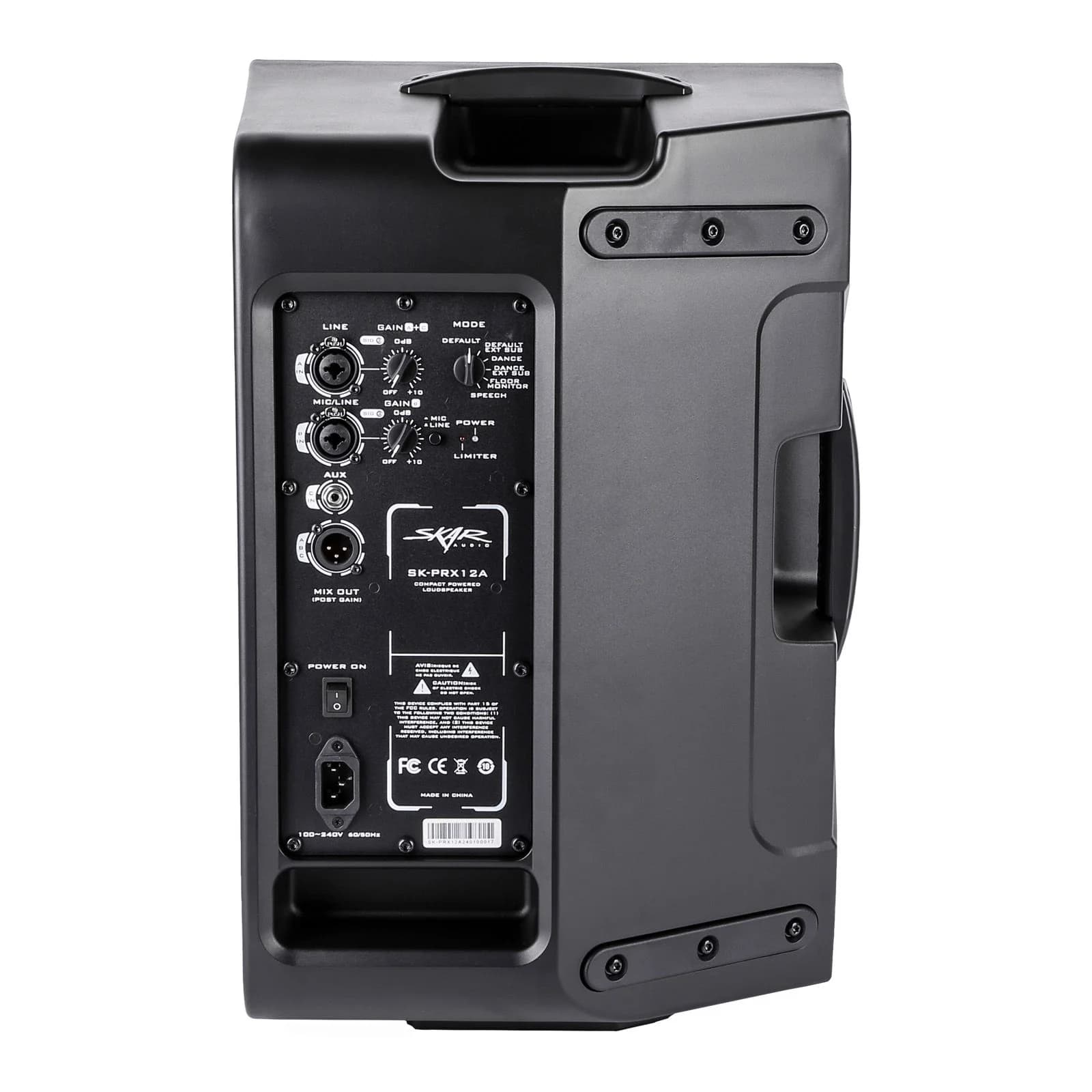 Skar Audio SK-PRX8A | 8" 600 Watt Active 2-Way PA Loudspeaker