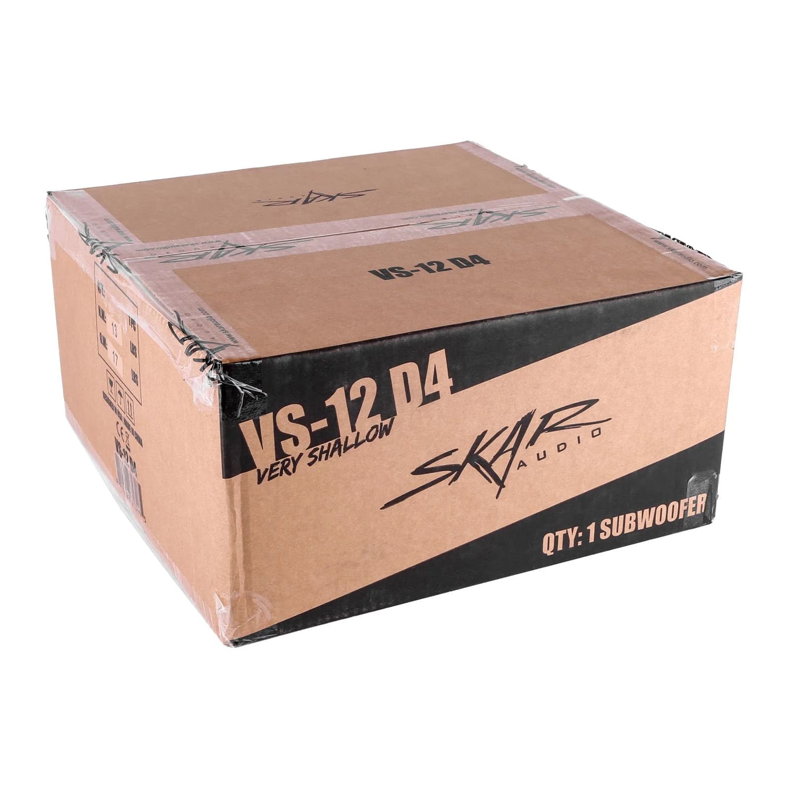 Skar Audio VS-12 | 12" 1,000 Watt Max Power Car Subwoofer (Shallow Mount)