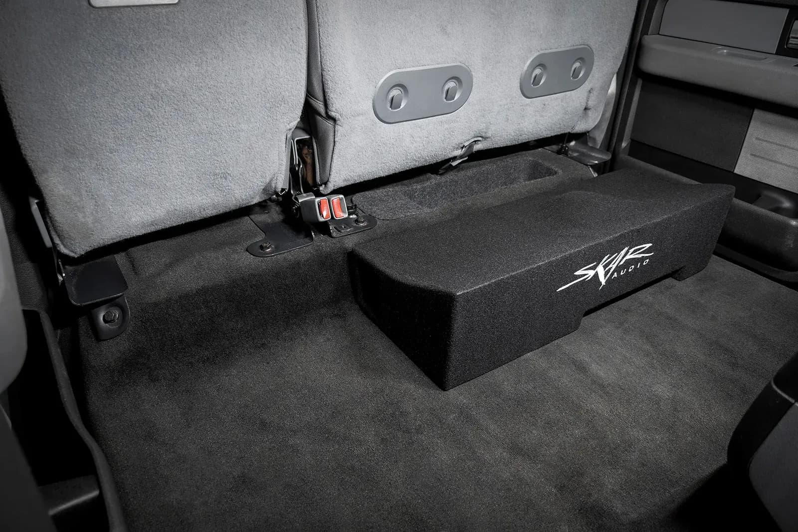 Skar Audio Dual 12" 1,600W Max Power Loaded Ported Subwoofer Enclosure Compatible with 2009-2014 Ford F-150 Super Crew Cab Trucks