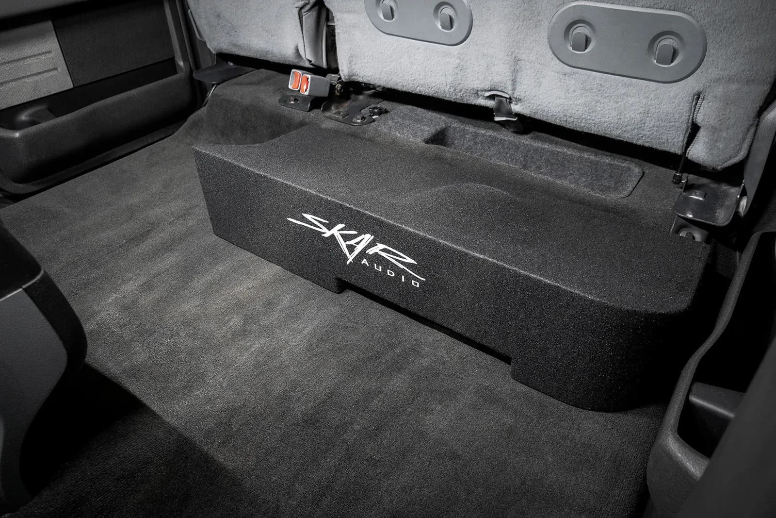 Skar Audio Dual 12" 1,600W Max Power Loaded Ported Subwoofer Enclosure Compatible with 2009-2014 Ford F-150 Super Crew Cab Trucks