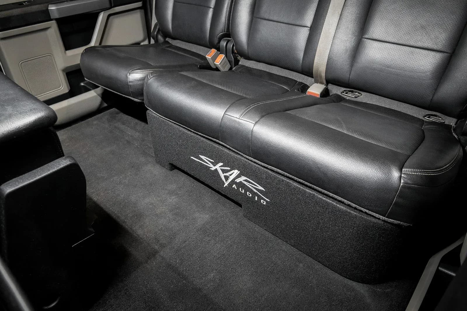 Skar Audio Quad 8" 3,200W Max Power Loaded Subwoofer Enclosure Compatible with 2017-2025 Ford Super Duty (F-250/350/450) SuperCrew Cab Trucks