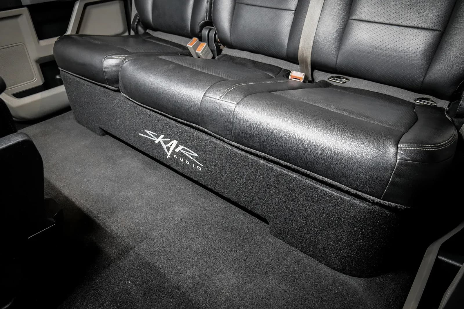 Skar Audio Quad 8" 3,200W Max Power Loaded Subwoofer Enclosure Compatible with 2017-2025 Ford Super Duty (F-250/350/450) SuperCrew Cab Trucks