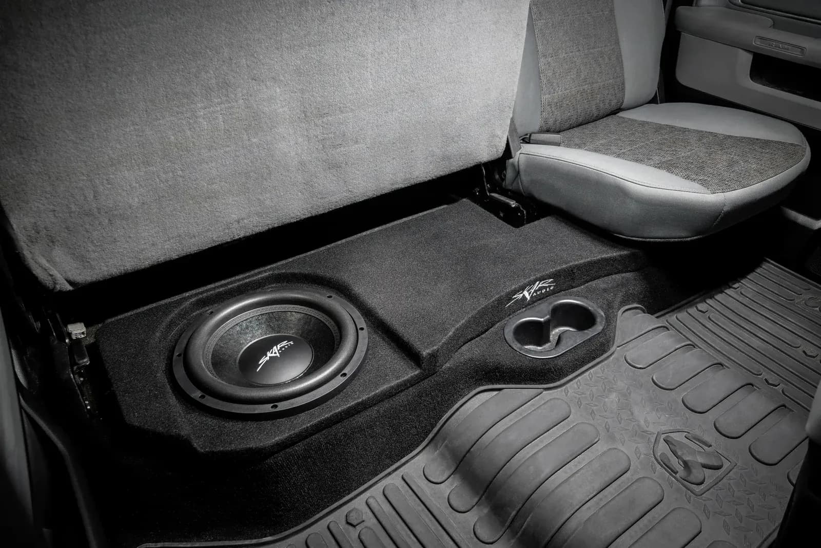Skar Audio Dual 12" 1,600W Max Power Loaded Subwoofer Enclosure Compatible with 2002-2018 Dodge Ram Crew & Quad Cab Trucks