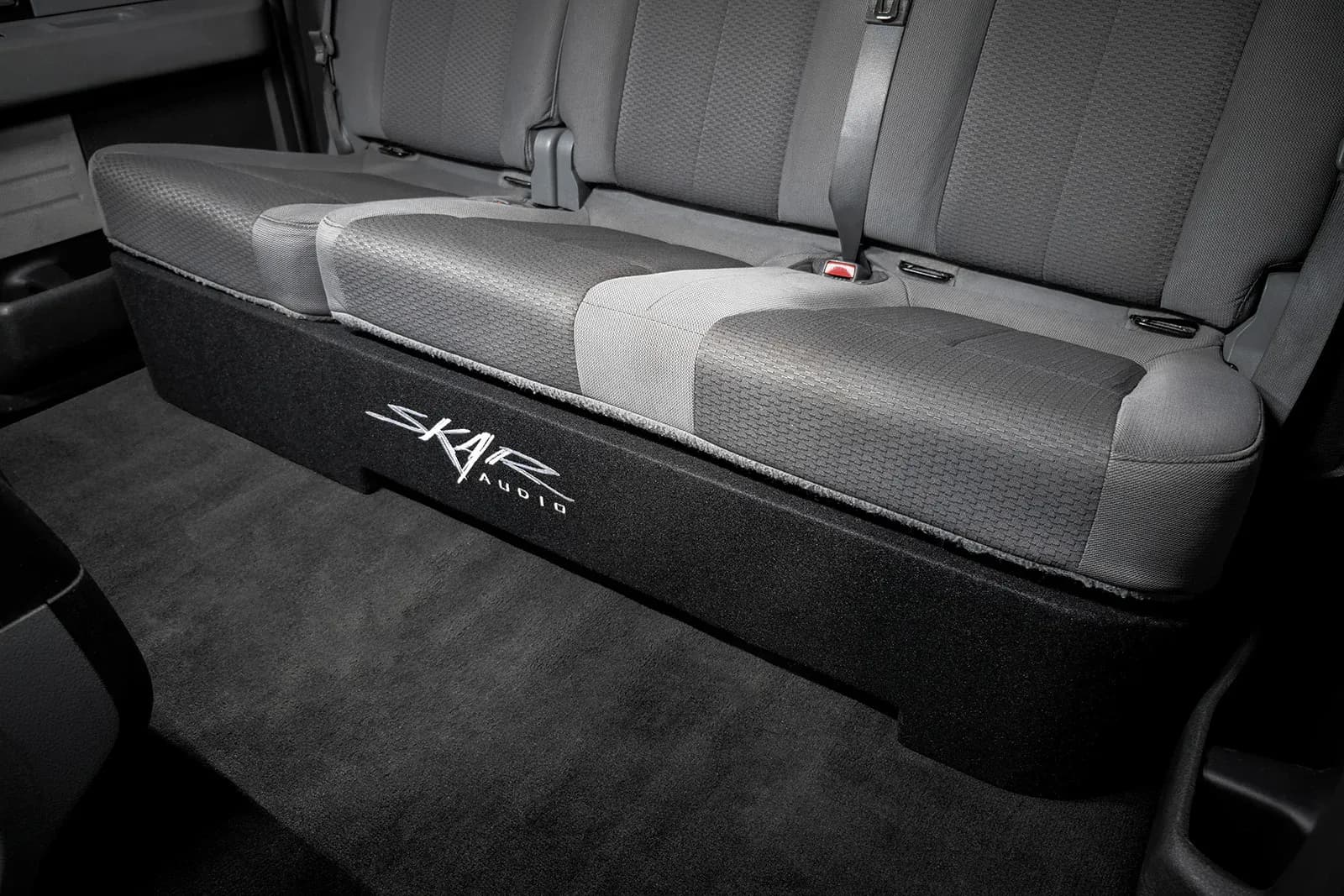 Skar Audio Dual 12" 1,600W Max Power Loaded Ported Subwoofer Enclosure Compatible with 2009-2014 Ford F-150 Super Crew Cab Trucks