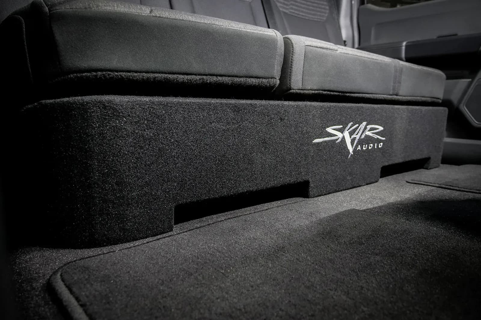 Skar Audio Dual 12" 1,600W Max Power Loaded Subwoofer Enclosure Compatible with 2015-2026 Ford F-150 Super Crew Cab Trucks