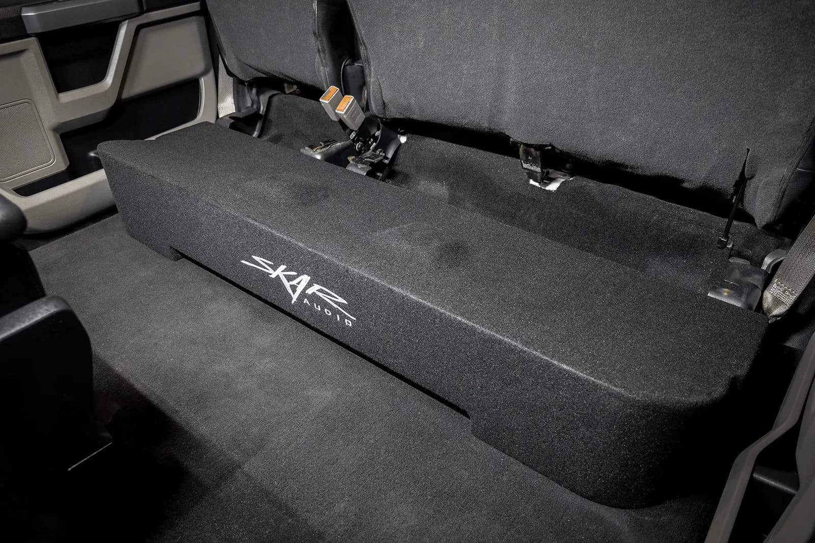 Skar Audio Quad 8" 3,200W Max Power Loaded Subwoofer Enclosure Compatible with 2017-2025 Ford Super Duty (F-250/350/450) SuperCrew Cab Trucks
