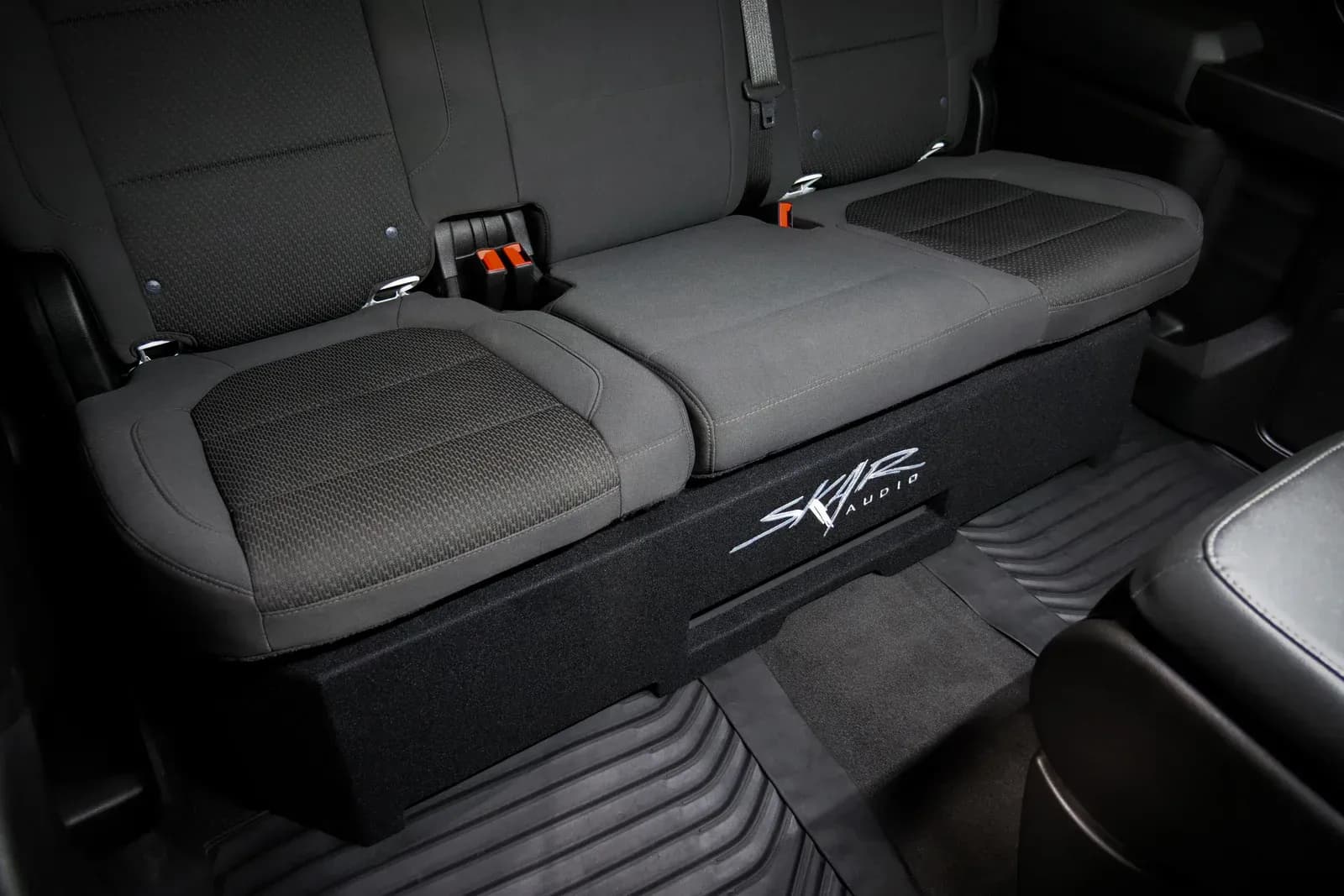 Skar Audio Quad 8" 3200W Max Power Loaded Ported Subwoofer Enclosure Compatible with 2019-2025 Chevy Silverado & GMC Sierra Crew Cab Trucks