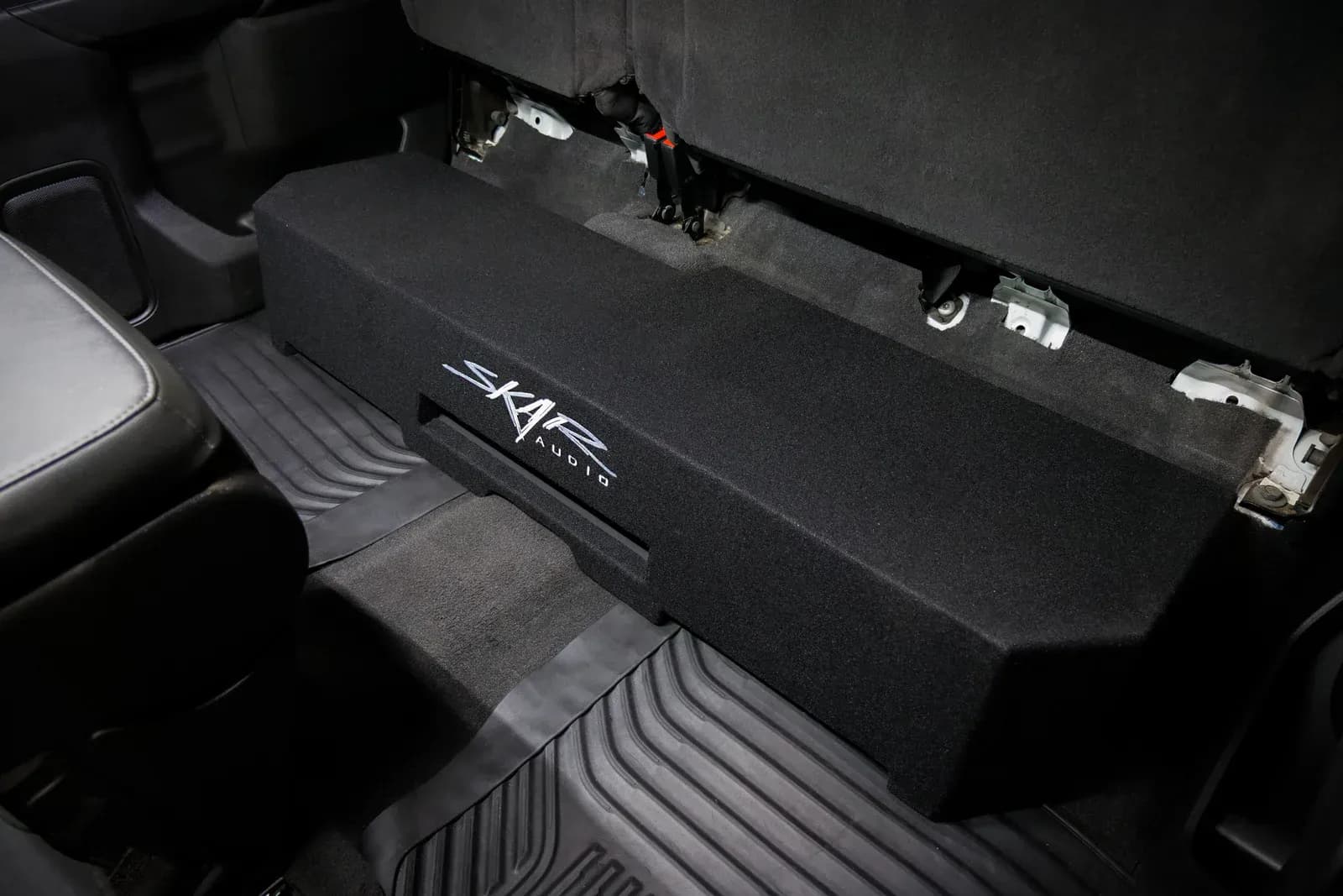 Skar Audio Quad 8" 3200W Max Power Loaded Ported Subwoofer Enclosure Compatible with 2019-2025 Chevy Silverado & GMC Sierra Crew Cab Trucks