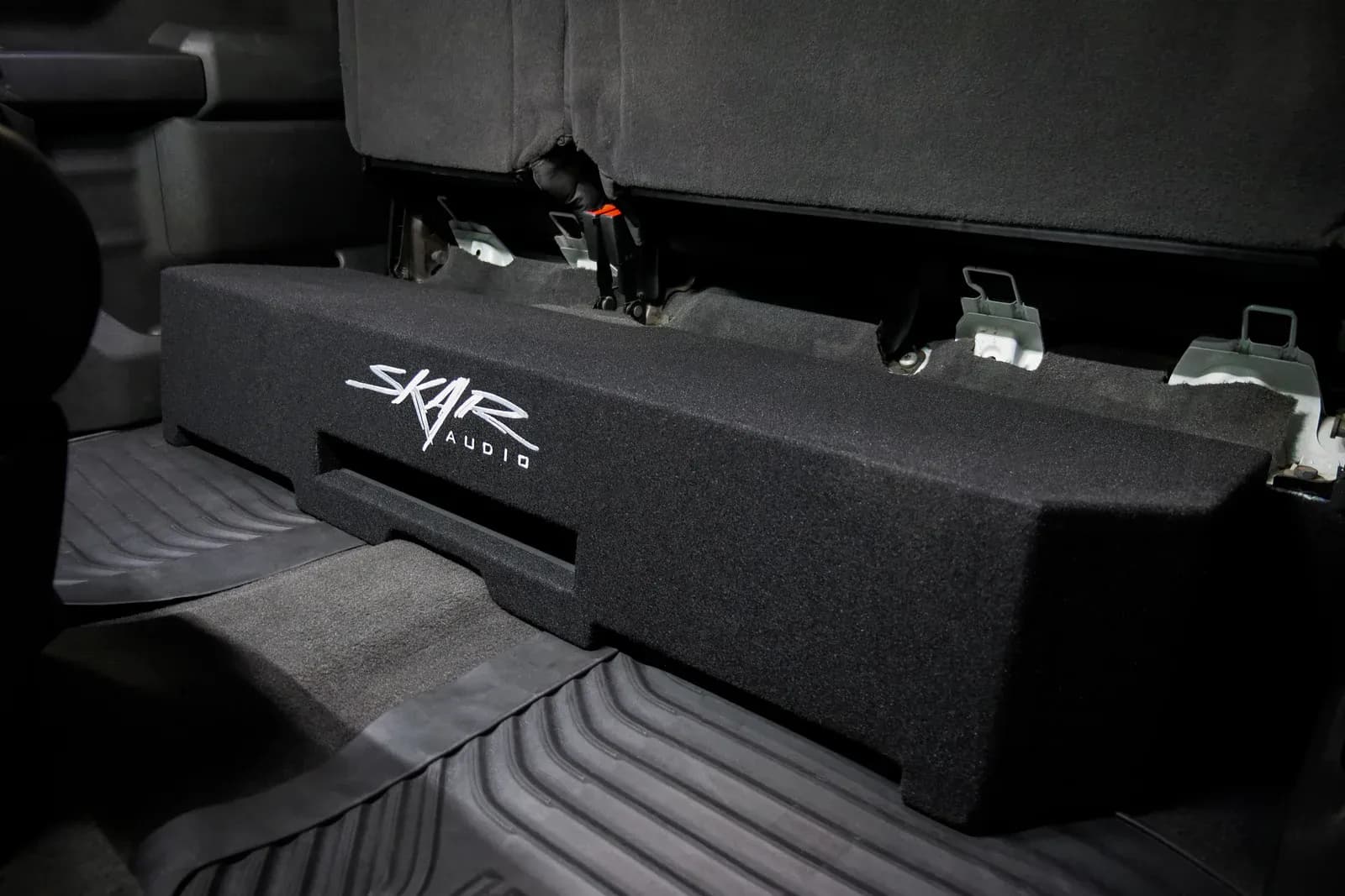 Skar Audio Quad 8" 3200W Max Power Loaded Ported Subwoofer Enclosure Compatible with 2019-2025 Chevy Silverado & GMC Sierra Crew Cab Trucks