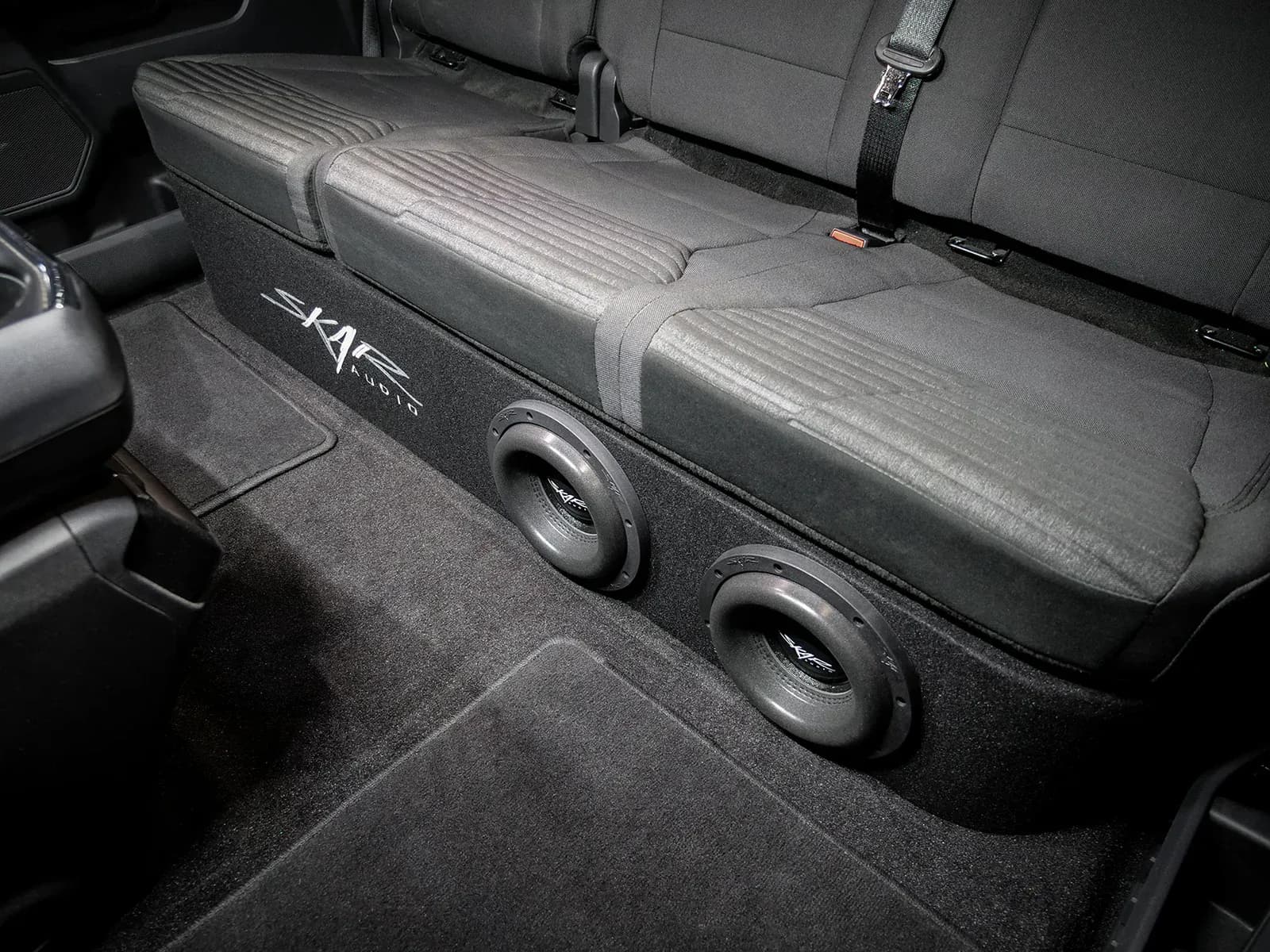 Skar Audio Dual 12" 1,600W Max Power Loaded Subwoofer Enclosure Compatible with 2015-2026 Ford F-150 Super Crew Cab Trucks