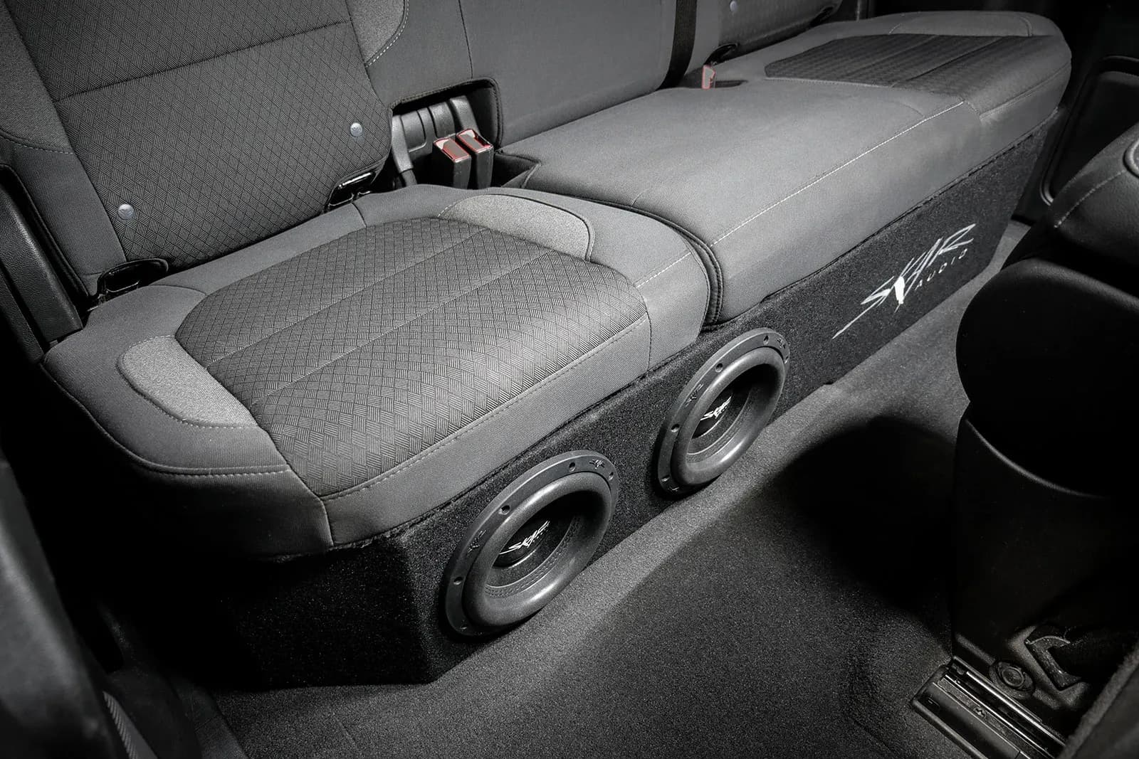 Skar Audio Dual 12" 2,000W Max Power Loaded Ported Subwoofer Enclosure Compatible with 2019-2025 Chevrolet Silverado/GMC Sierra Double Cab Trucks