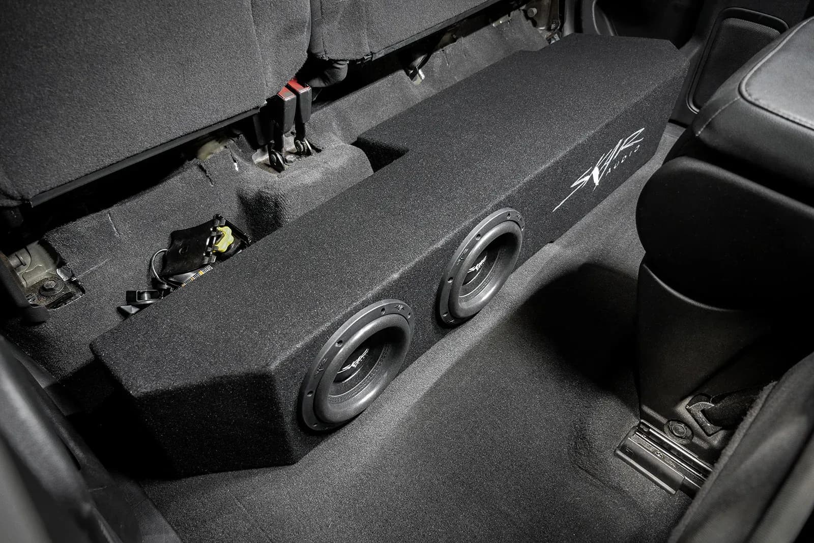 Skar Audio Dual 12" 2,000W Max Power Loaded Ported Subwoofer Enclosure Compatible with 2019-2025 Chevrolet Silverado/GMC Sierra Double Cab Trucks