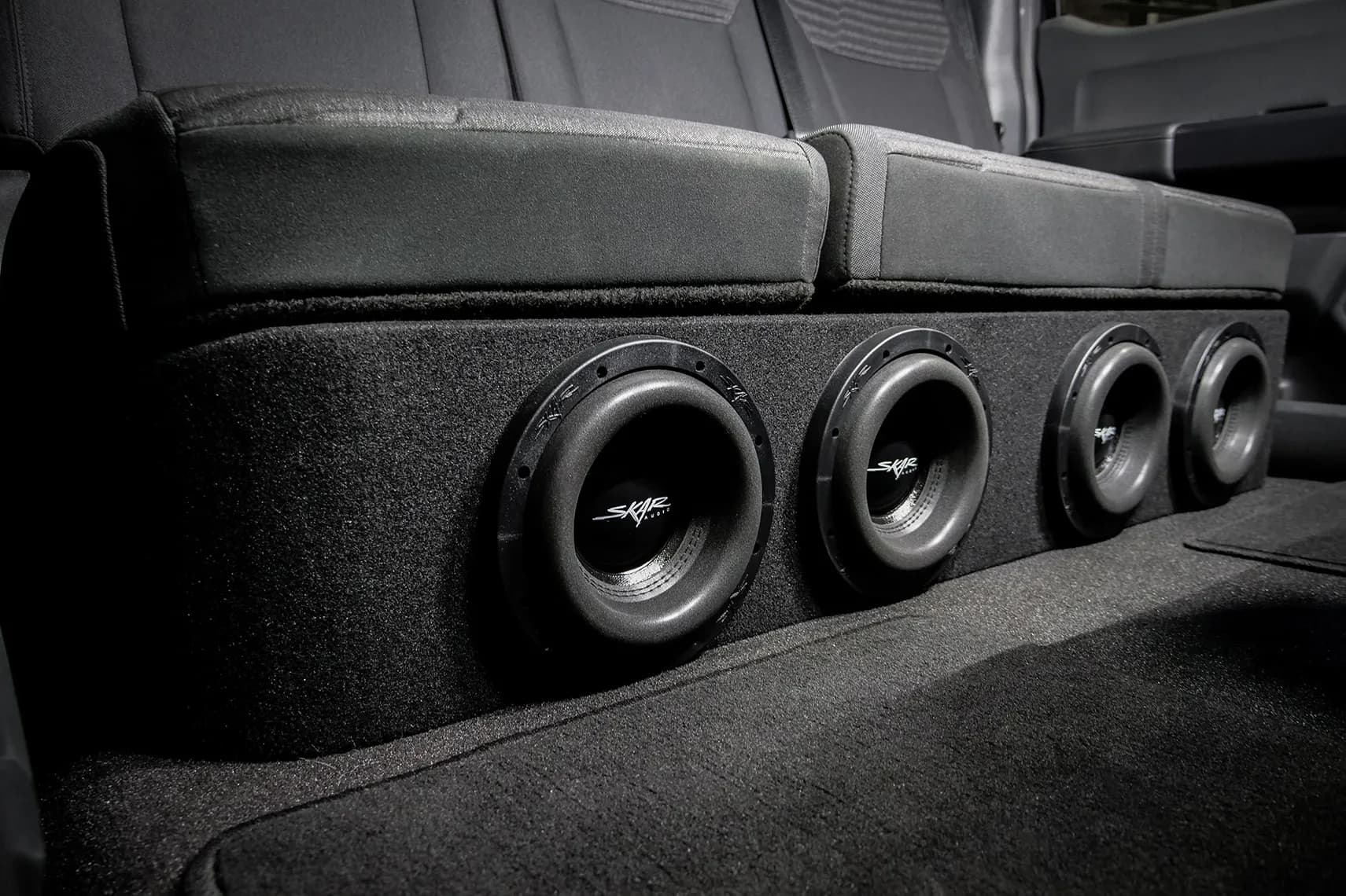 Skar Audio Dual 12" 1,600W Max Power Loaded Subwoofer Enclosure Compatible with 2015-2026 Ford F-150 Super Crew Cab Trucks