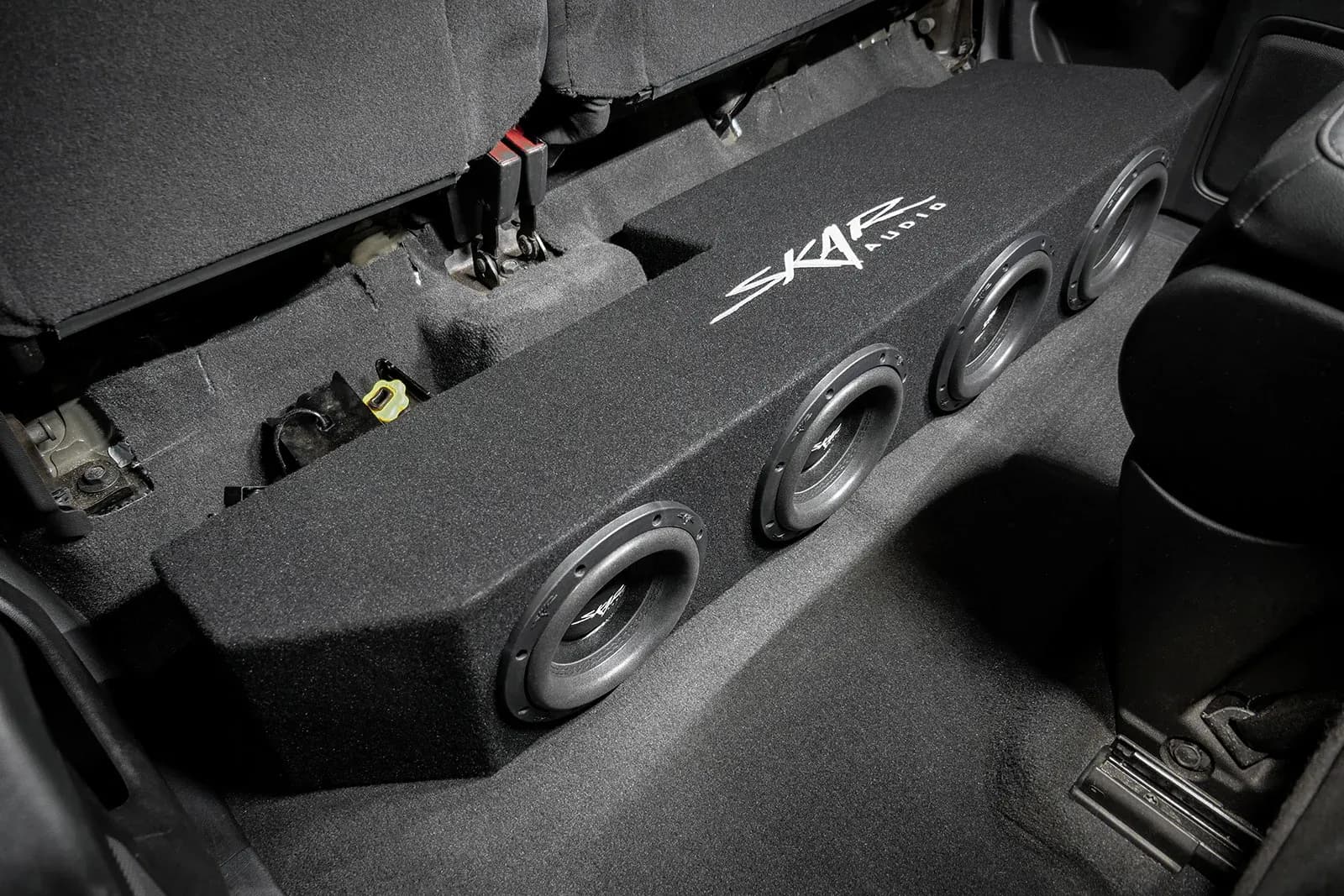 Skar Audio Dual 12" 2,000W Max Power Loaded Ported Subwoofer Enclosure Compatible with 2019-2025 Chevrolet Silverado/GMC Sierra Double Cab Trucks