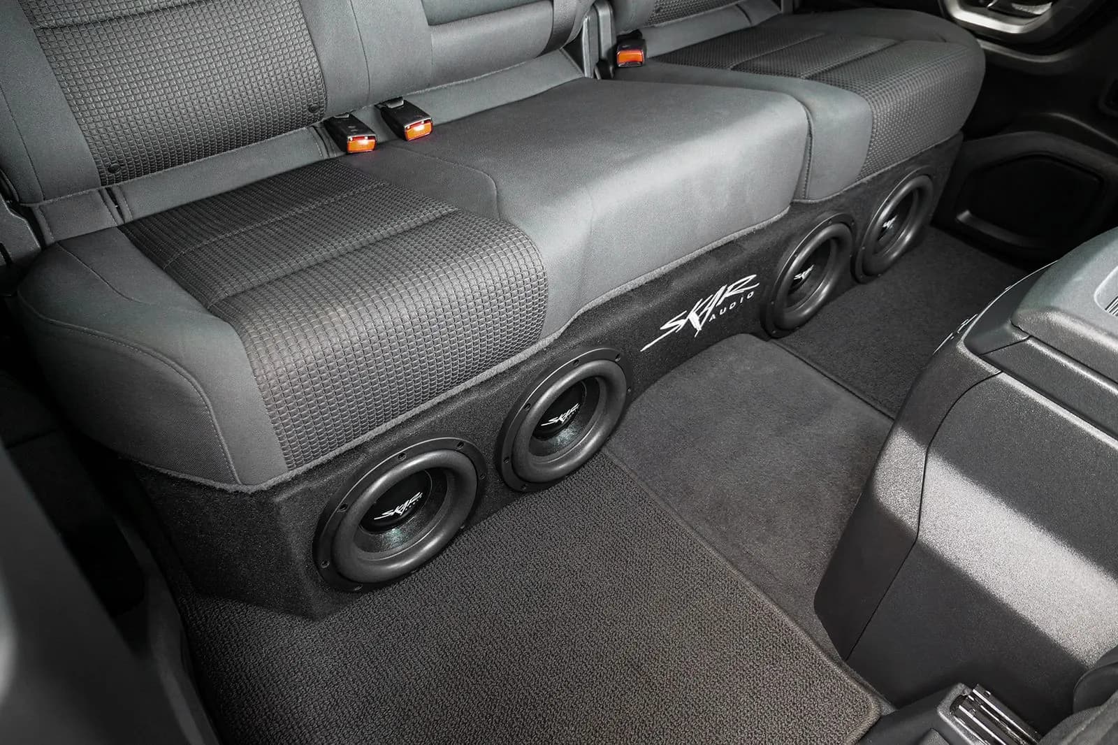Skar Audio Dual 12" 1,600W Max Power Loaded Subwoofer Enclosure Compatible with 2004-2015 Nissan Titan Crew Cab Trucks