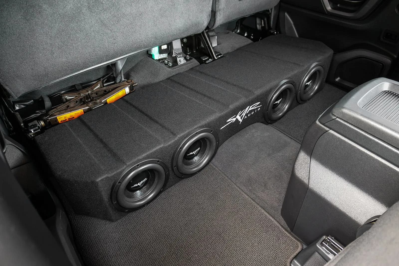 Skar Audio Dual 12" 1,600W Max Power Loaded Subwoofer Enclosure Compatible with 2004-2015 Nissan Titan Crew Cab Trucks