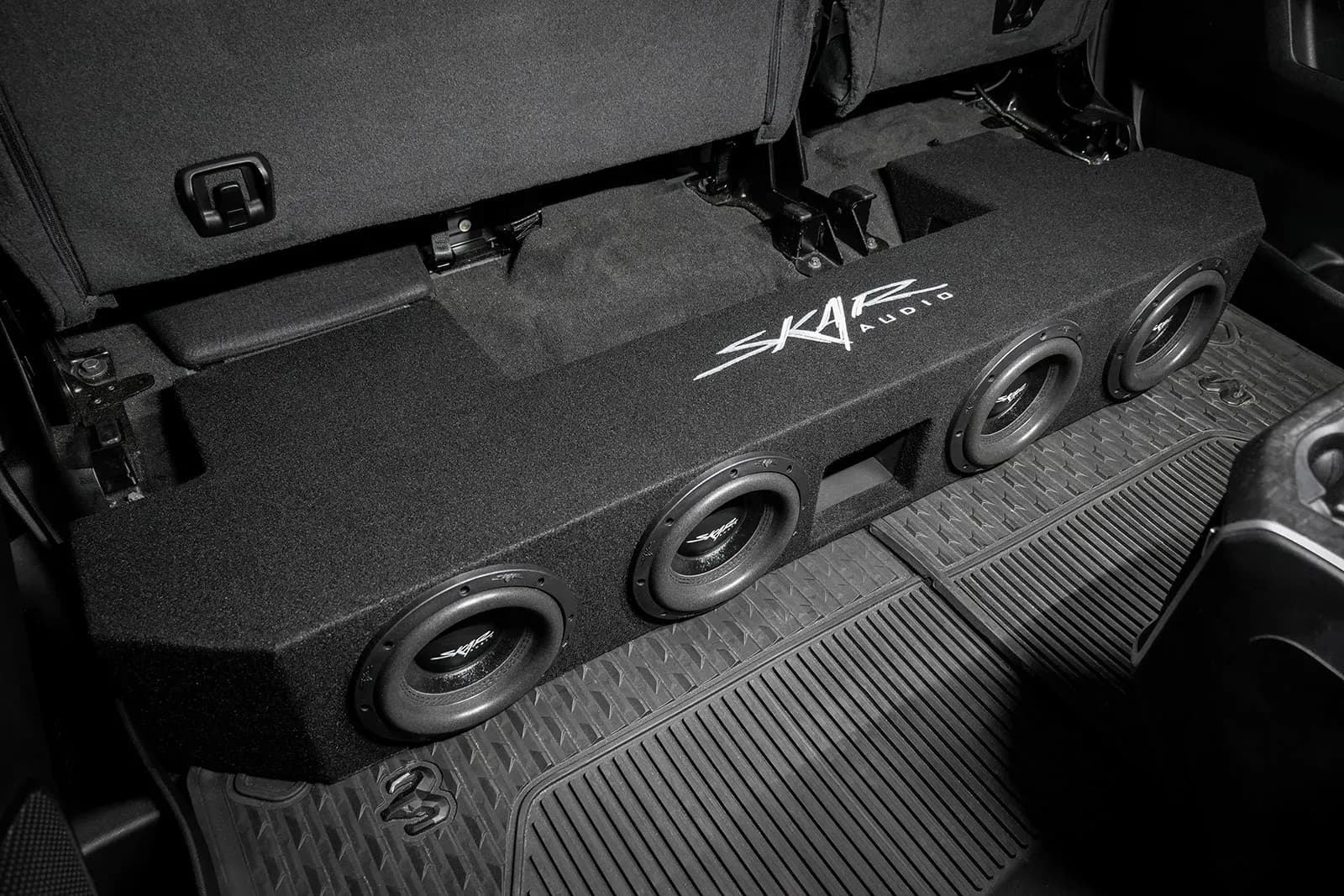 Skar Audio Dual 12" 1,600W Max Power Loaded Subwoofer Enclosure Compatible with 2019-2025 Ram 1500 (5th Gen) Crew Cab Trucks