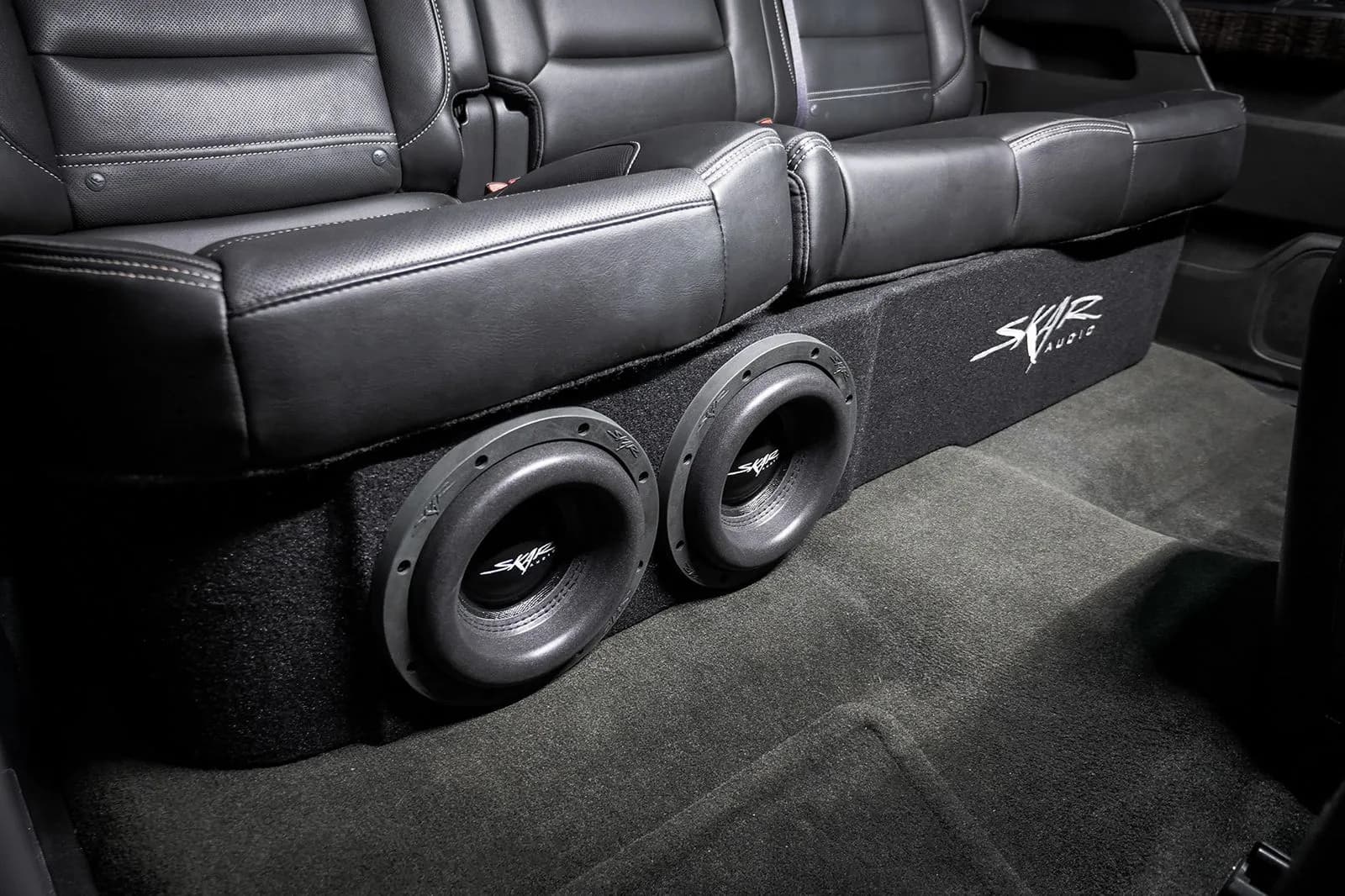 Skar Audio Dual 12" 1,600W Max Power Loaded Subwoofer Enclosure Compatible with 2014-2018 Chevy Silverado & GMC Sierra Crew Cab Trucks