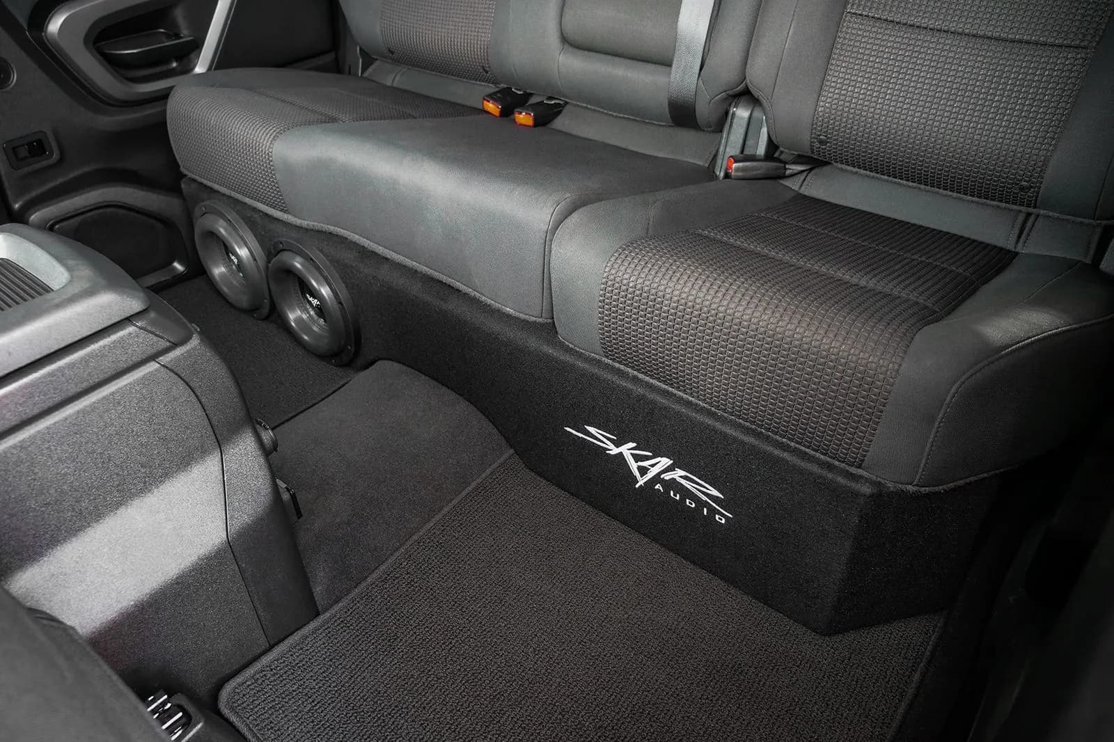 Skar Audio Dual 12" 1,600W Max Power Loaded Subwoofer Enclosure Compatible with 2004-2015 Nissan Titan Crew Cab Trucks