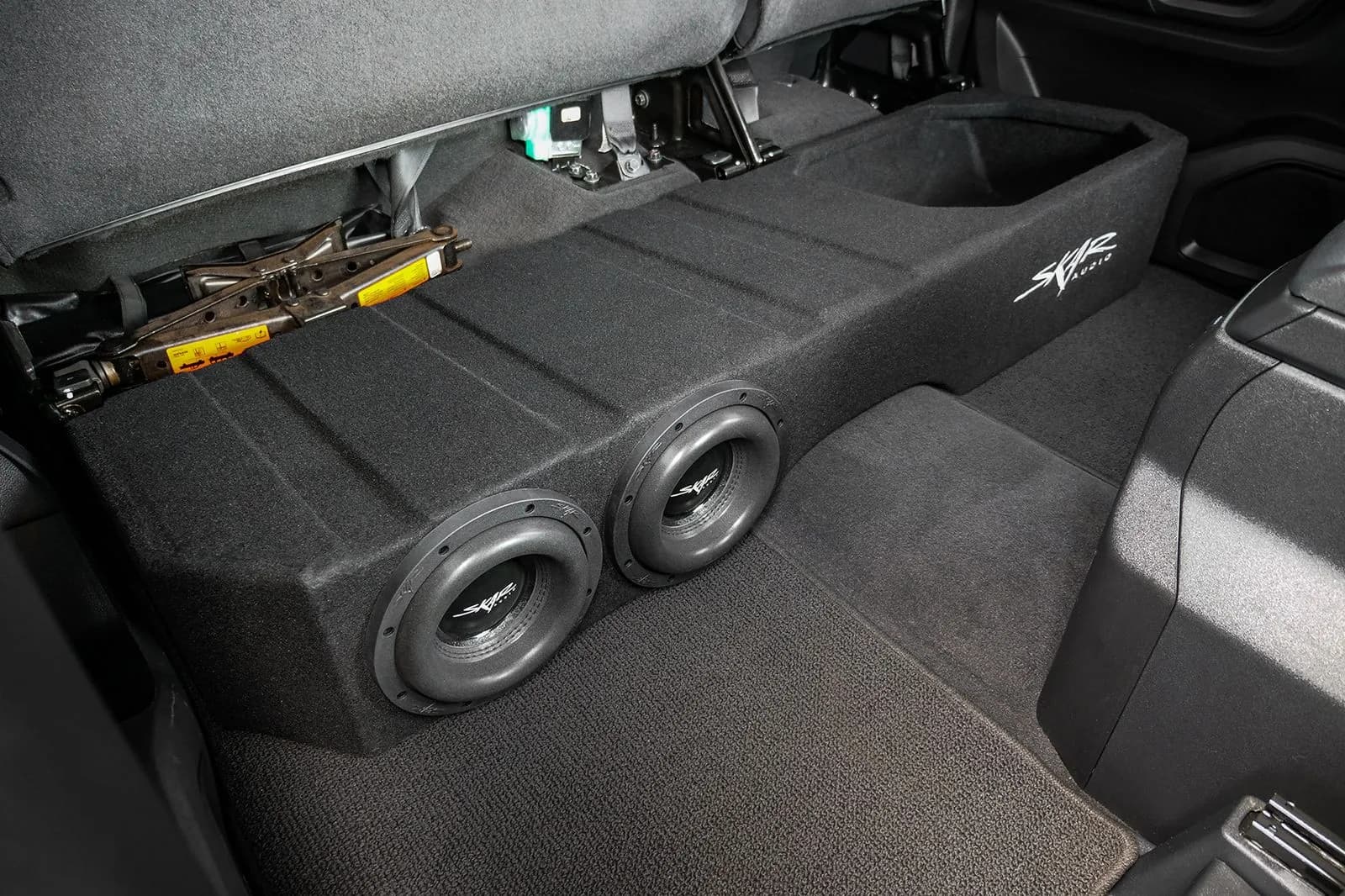 Skar Audio Dual 12" 1,600W Max Power Loaded Subwoofer Enclosure Compatible with 2004-2015 Nissan Titan Crew Cab Trucks