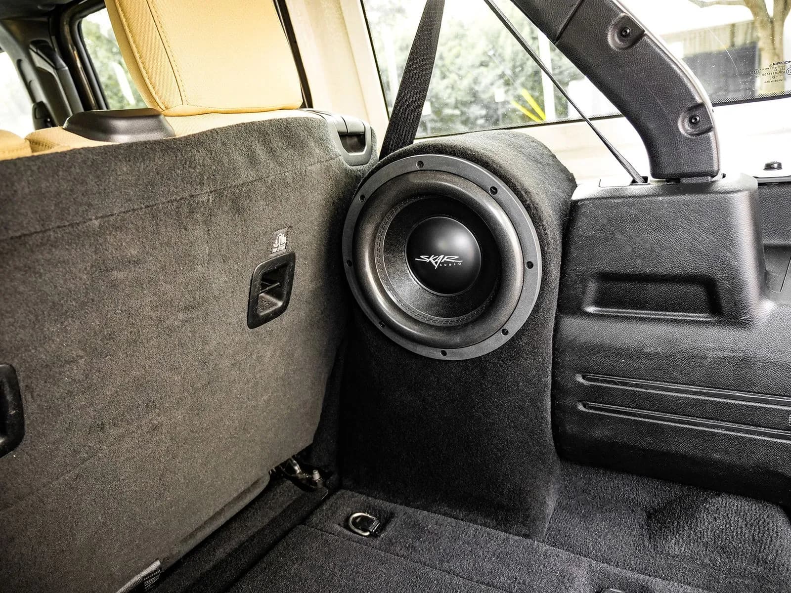 Skar Audio Single 10" 800W Max Power Loaded Subwoofer Enclosure Compatible with 2018-2025 Jeep Wrangler JL 4-Door Vehicles (Driver Side)