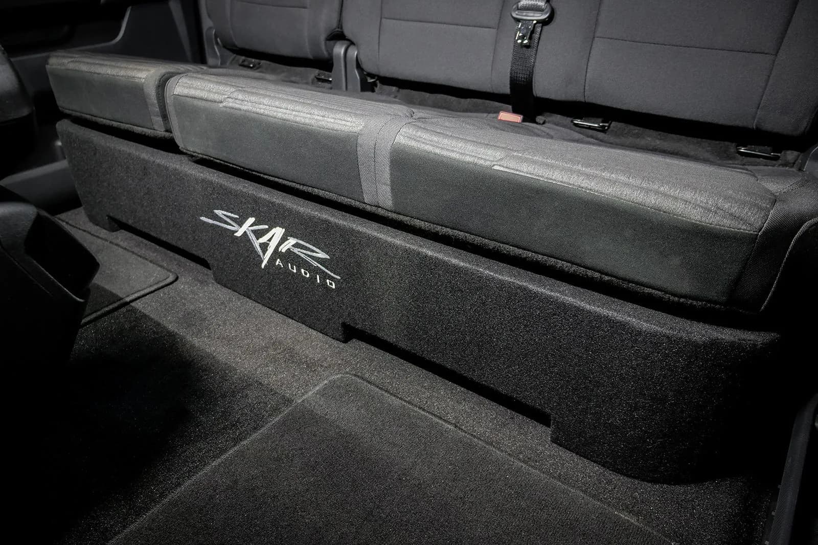 Skar Audio Dual 12" 1,600W Max Power Loaded Subwoofer Enclosure Compatible with 2015-2026 Ford F-150 Super Crew Cab Trucks