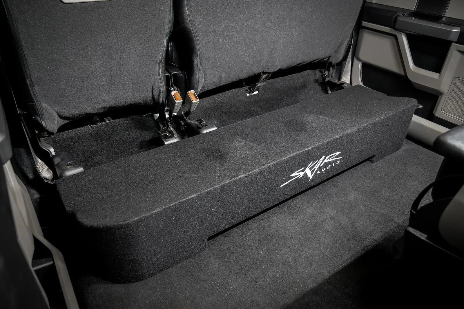 Skar Audio Quad 8" 3,200W Max Power Loaded Subwoofer Enclosure Compatible with 2017-2025 Ford Super Duty (F-250/350/450) SuperCrew Cab Trucks