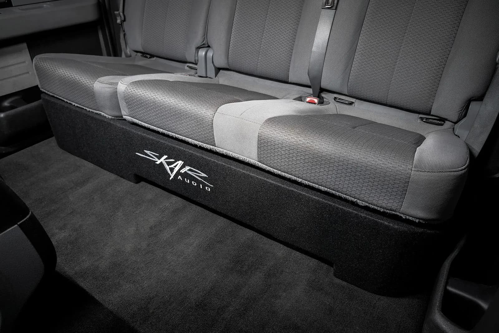 Skar Audio Dual 8" 1,200W Max Power Loaded Ported Subwoofer Enclosure Compatible with 2009-2014 Ford F-150 Super Crew Cab Trucks