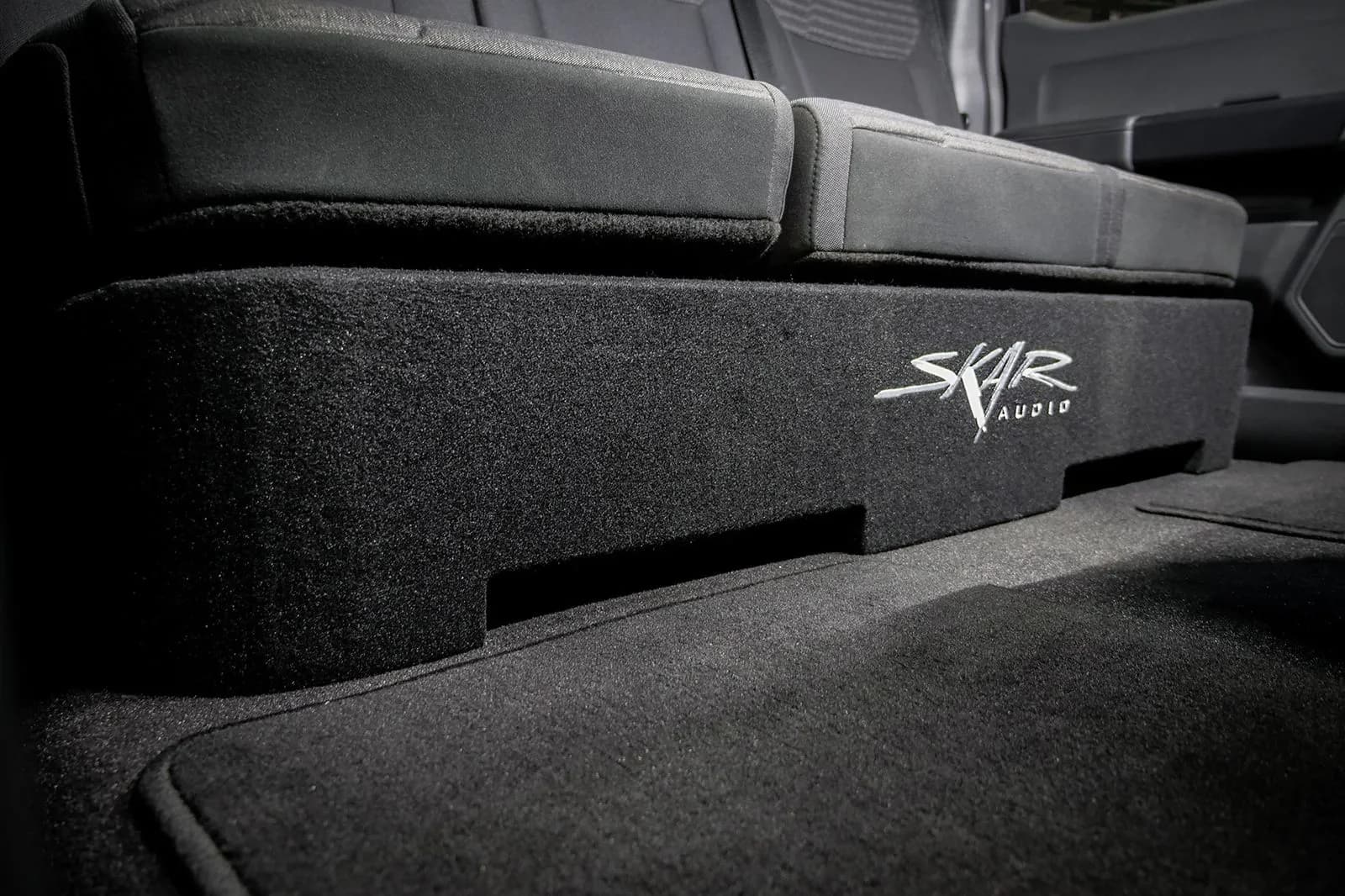 Skar Audio Dual 8" 2,400W Max Power Loaded Subwoofer Enclosure Compatible with 2015-2026 Ford F-150 Super Crew Cab Trucks