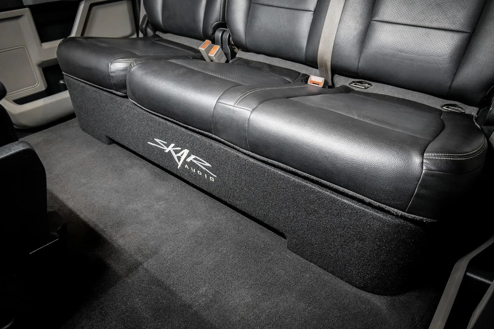 Skar Audio Quad 8" 3,200W Max Power Loaded Subwoofer Enclosure Compatible with 2017-2025 Ford Super Duty (F-250/350/450) SuperCrew Cab Trucks