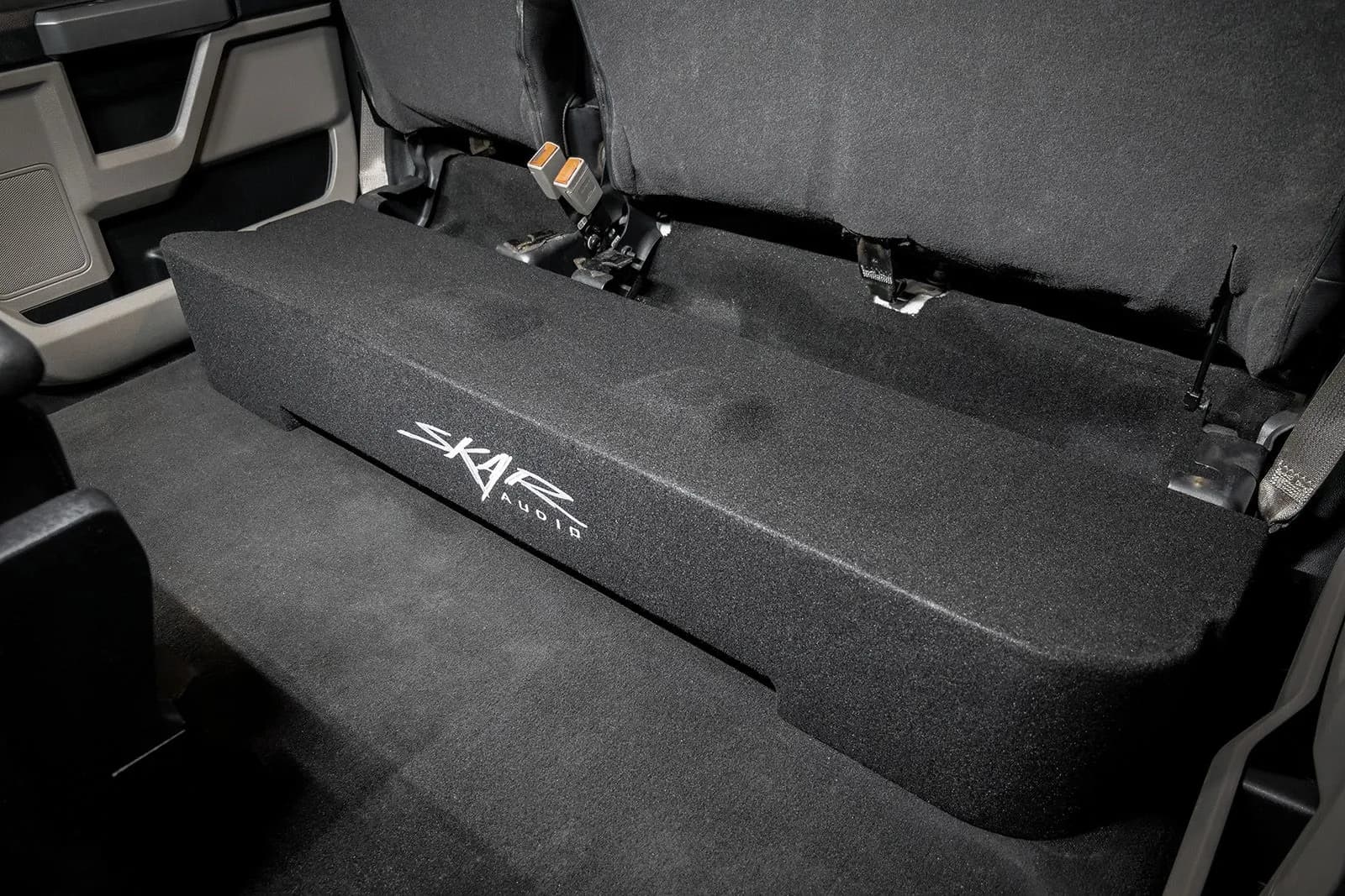Skar Audio Quad 8" 3,200W Max Power Loaded Subwoofer Enclosure Compatible with 2017-2025 Ford Super Duty (F-250/350/450) SuperCrew Cab Trucks