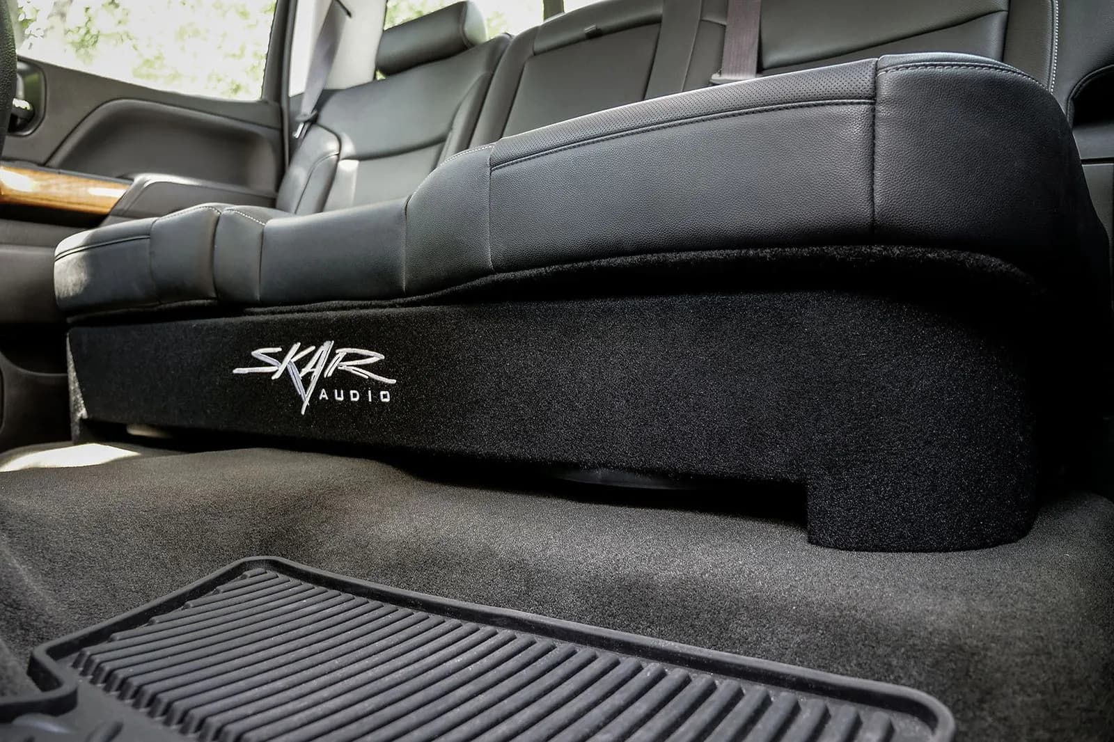 Skar Audio Dual 8" 2,400W Max Power Loaded Subwoofer Enclosure Compatible with 2014-2018 Chevrolet Silverado/GMC Sierra Crew Cab Trucks