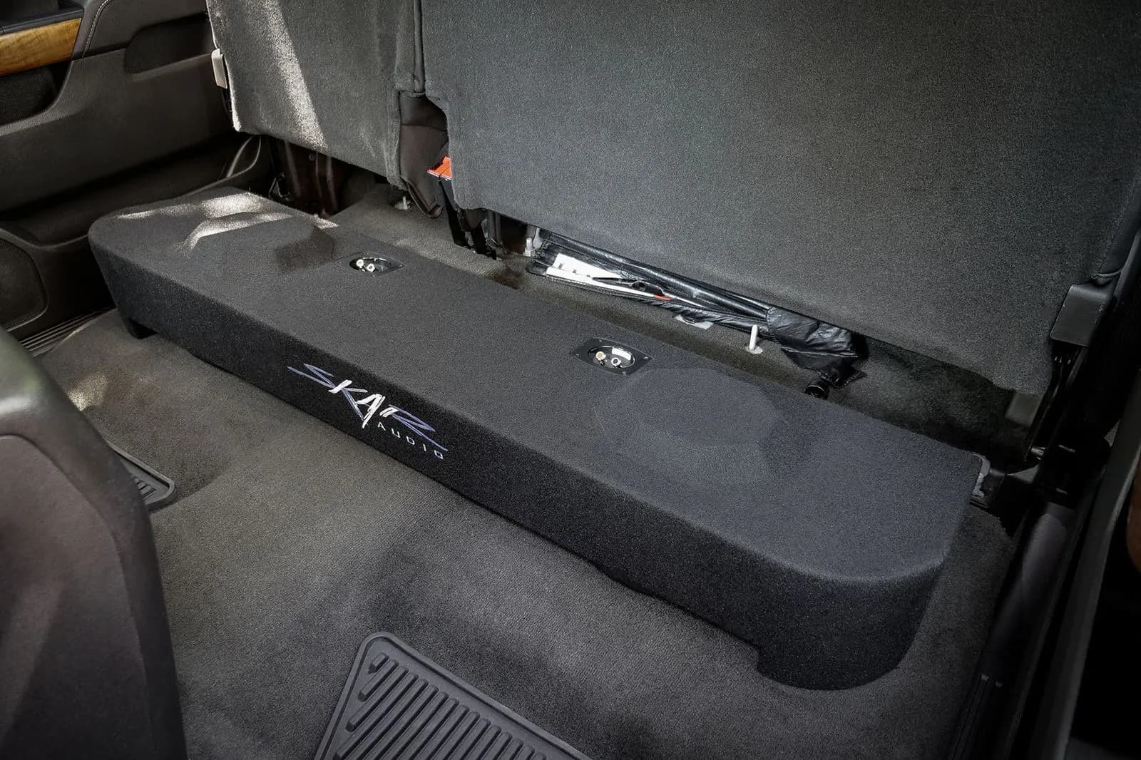 Skar Audio Dual 8" 2,400W Max Power Loaded Subwoofer Enclosure Compatible with 2014-2018 Chevrolet Silverado/GMC Sierra Crew Cab Trucks